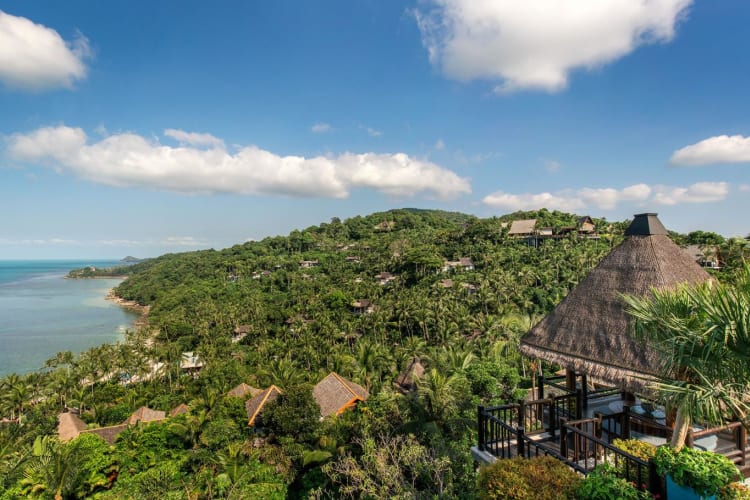 Resort aerial view